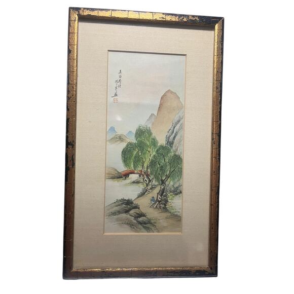 One of the “Four Seasons” Lithograph Prints by Renowned Artist Ling-Fu Yang - Picture 1 of 5